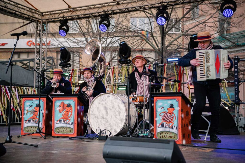 Funny Fellows na Bratislavských fašiangoch 2023. Foto Lucia Benedikova