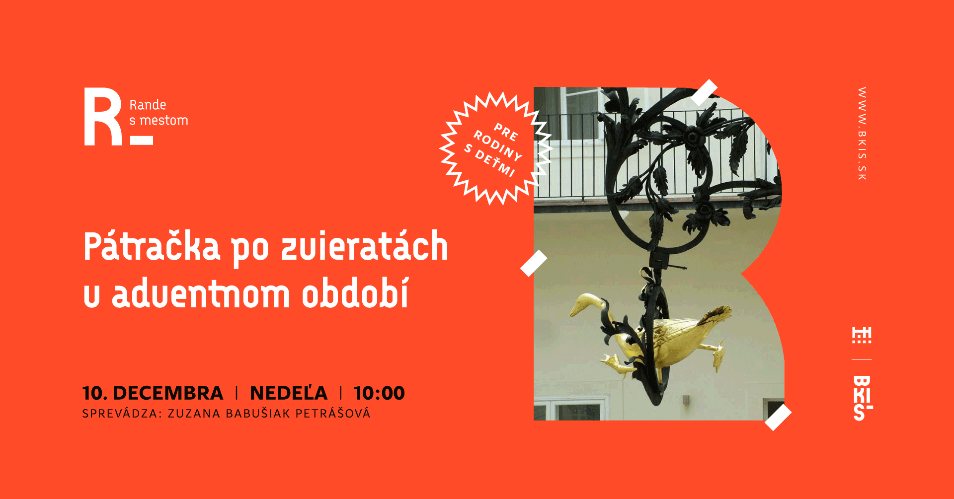 Rande s mestom pre rodiny s deťmi: Pátračka po zvieratách v adventnom období