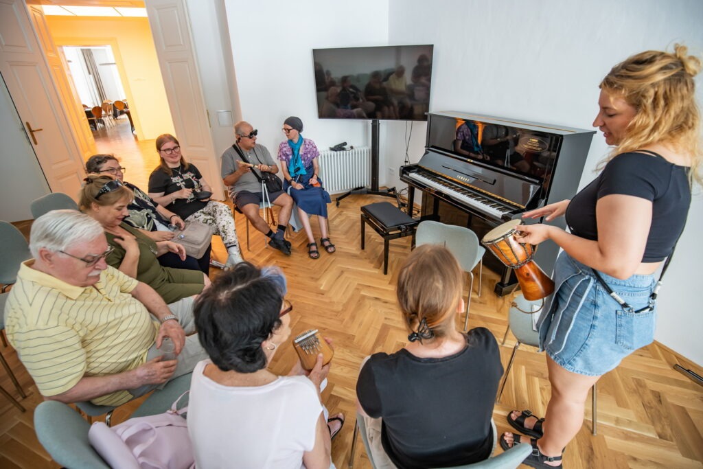 Zážitkovo – vzdelávací workshop pre nevidiacich: Dotkni sa hudby