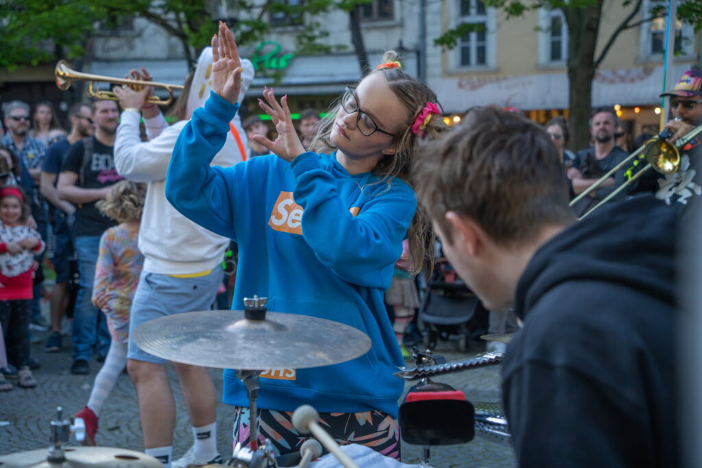 Zábava na Hviezdoslavovom  námestí počas BMD 2023