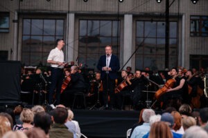 Finále pri fontáne - Slovenská filharmónia. Námestie slobody, Bratislavské kultúrne leto 2025