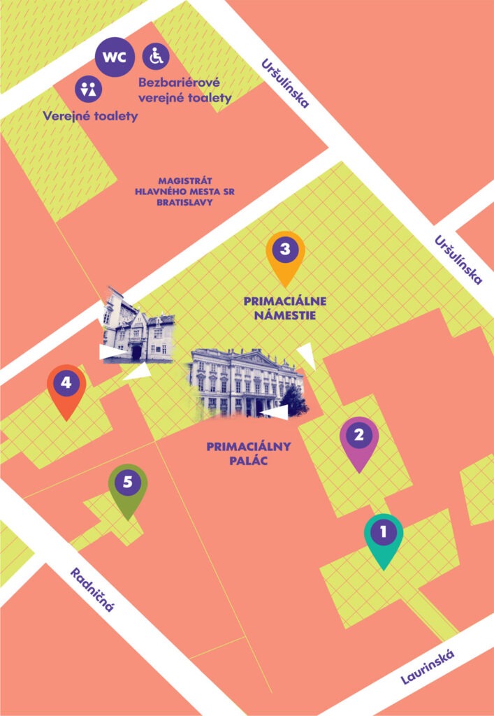 Festival mladého vína 2024, mapka