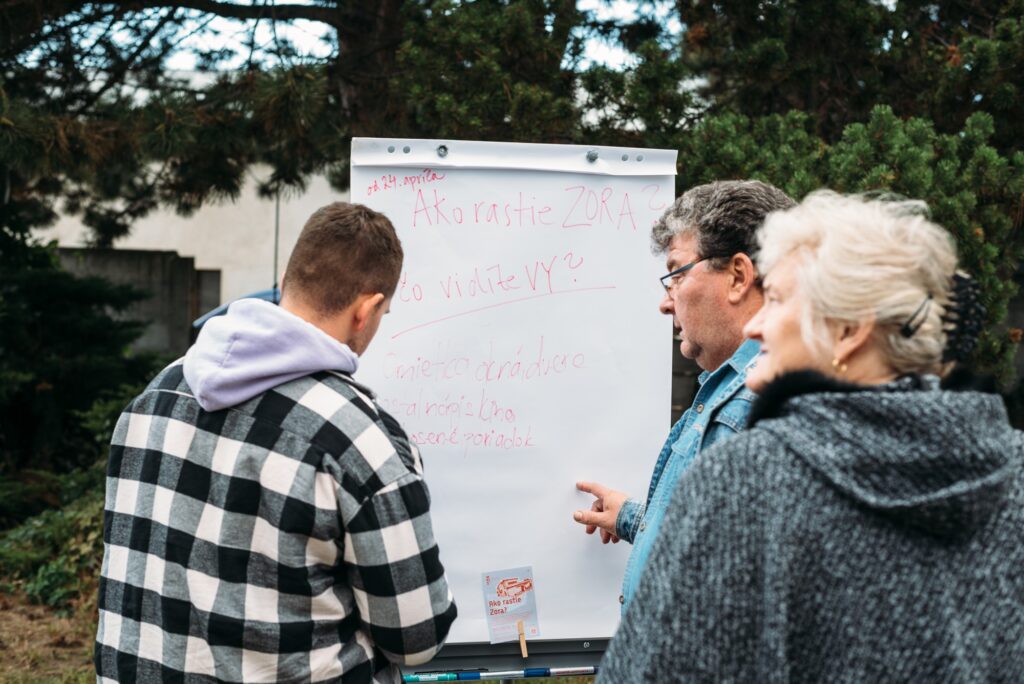 Diskusia v rámci stretnutia Ako rastie Zora
