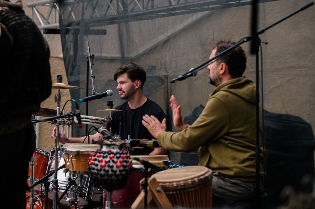 Bubeníci počas Rímskych hier 2025