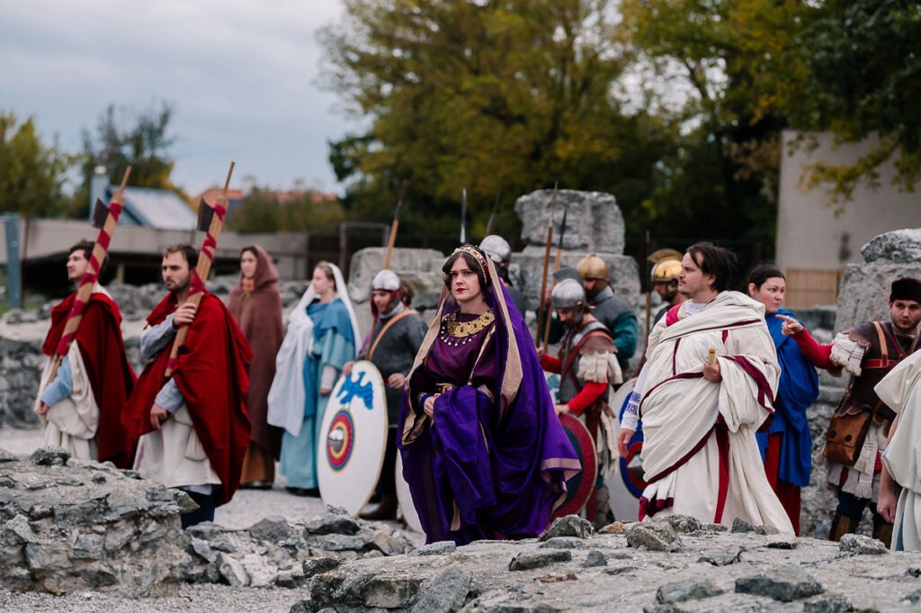 Rímske hry 2025, cisárovná Eusebia a rimania