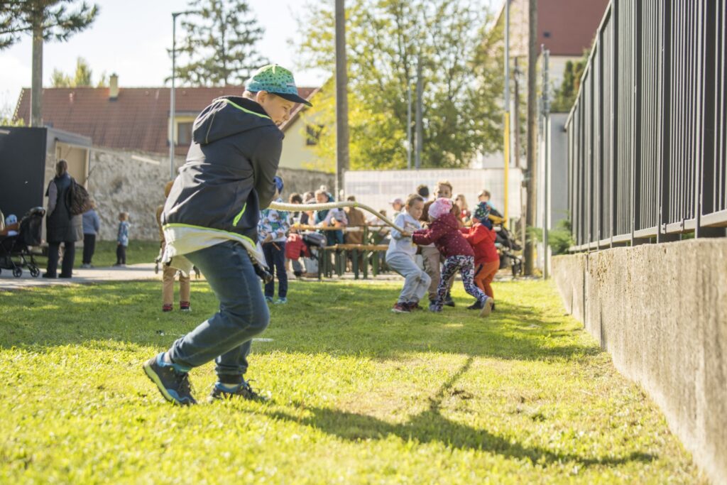 Rímske hry 2024, program pre deti, preťahovanie sa lanom