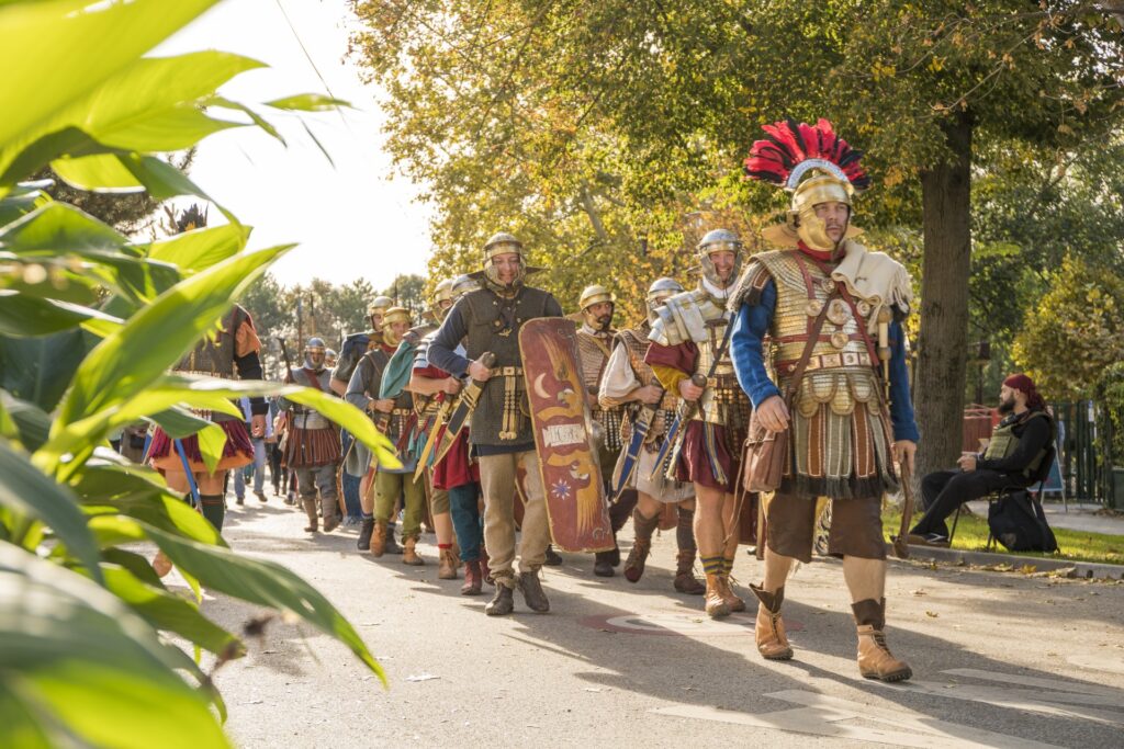 Rímske hry 2024, pochod rímskych legionárov