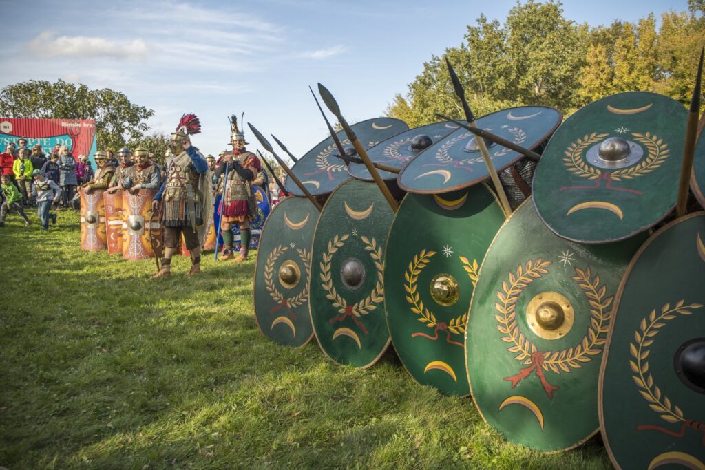 Rímske hry 2024, štíty