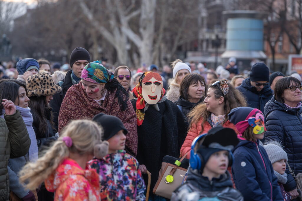 Fašiangový sprievod, foto Adam Kováč