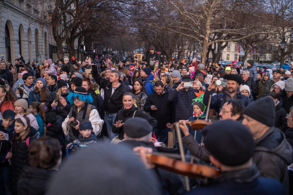 Veľký fašiangový sprievod Bratislavské fašiangy 2025,, foto Adam Kováč