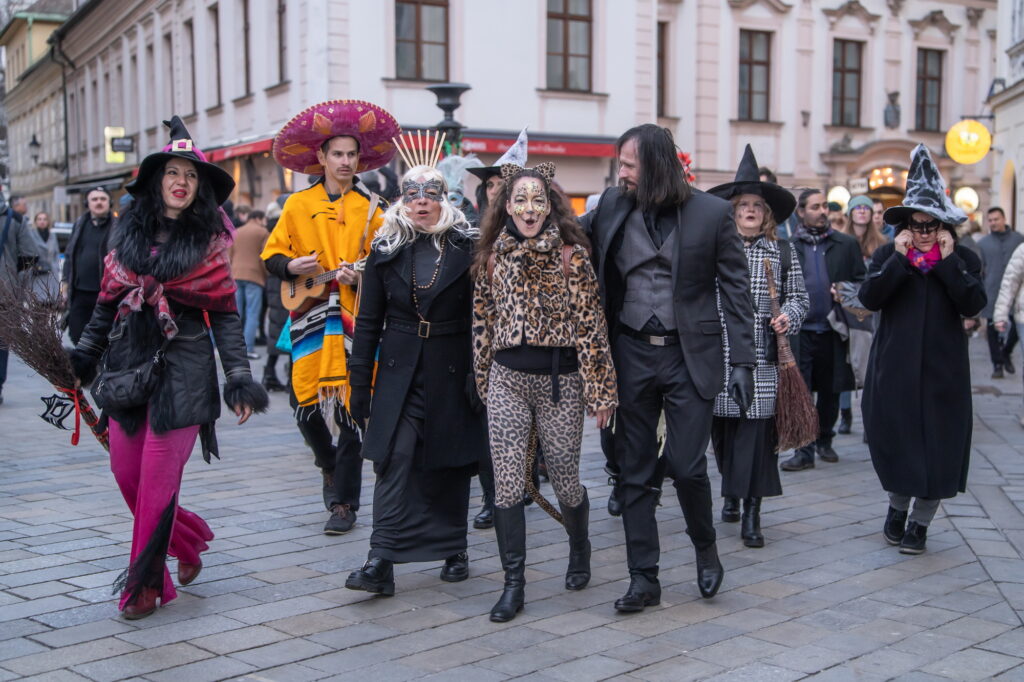 Fašiangový sprievod, foto Adam Kováč