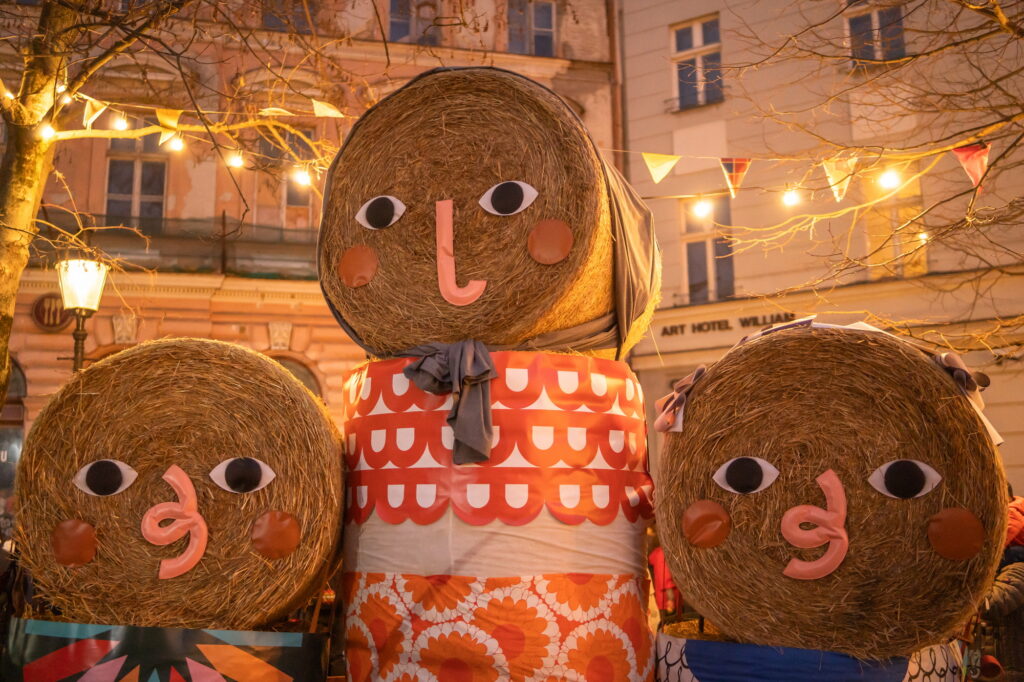 Dekorácie počas Bratislavských fašiangov 2025
