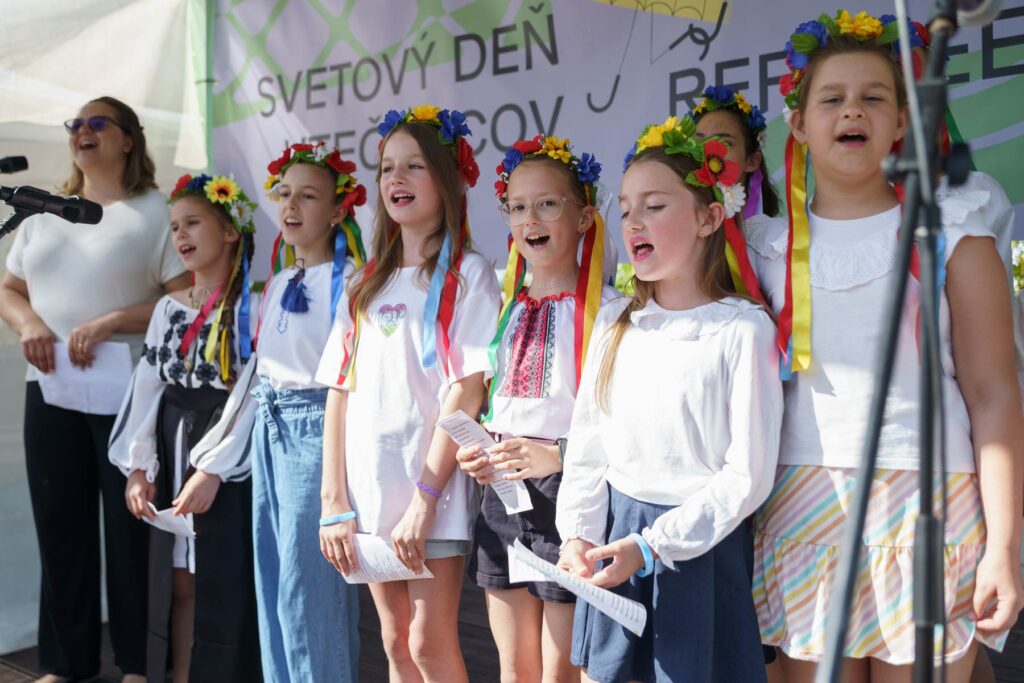 Vystúpenie detí - Svetový deň utečencov 2024