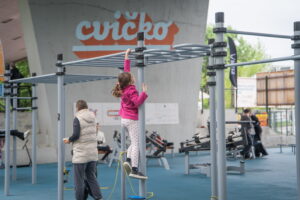 Cvičko počas BMD 2025, cvičiace deti