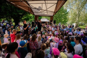 Detské podujatie v Sade Janka Kráľa