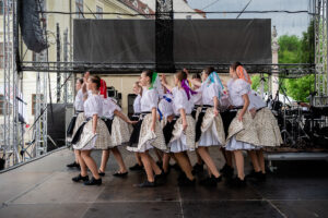 Vystúpenie žiačok ZUŠ počas BMD