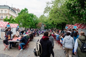 Komunitný stôl na Hviezdoslavovom námestí, BMD 2025