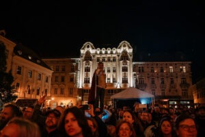 Vystúpenie J.A.R. počas BMD 2025, návštevníčky a návštevníci