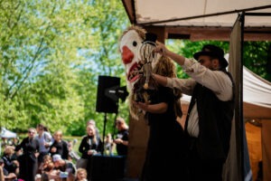 Divadelné predstavenie v Sade Janka Kráľa - bábkové divadlo