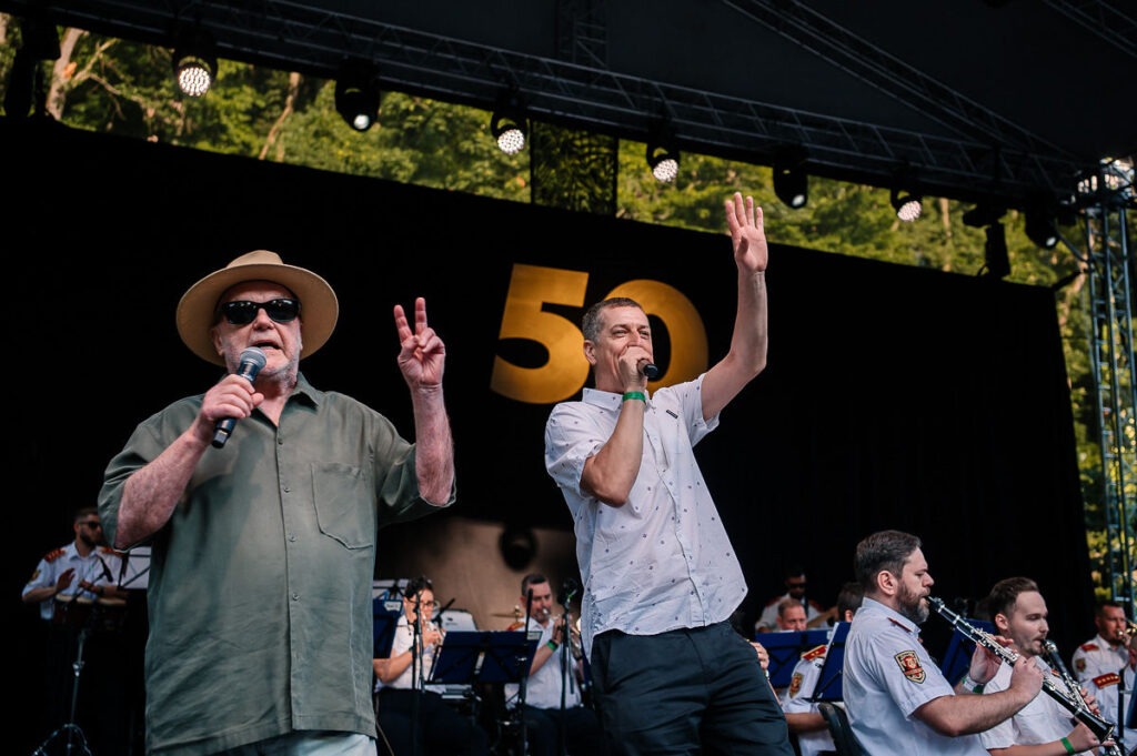 50. ročník Bratislavského kultúrneho leta, Otvárací koncert na Železnej studničke, Peter Lipa a Martin Staňo