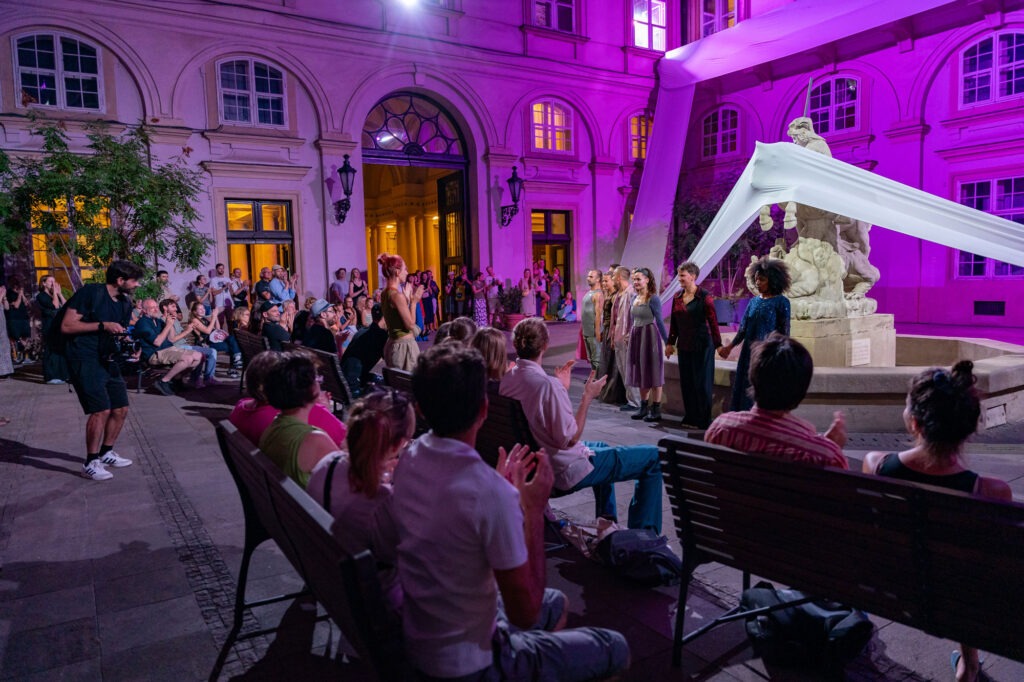 Bratislava v pohybe, Pulz Prešporka 2024, foto z vystúpenia v podvečerných hodinách