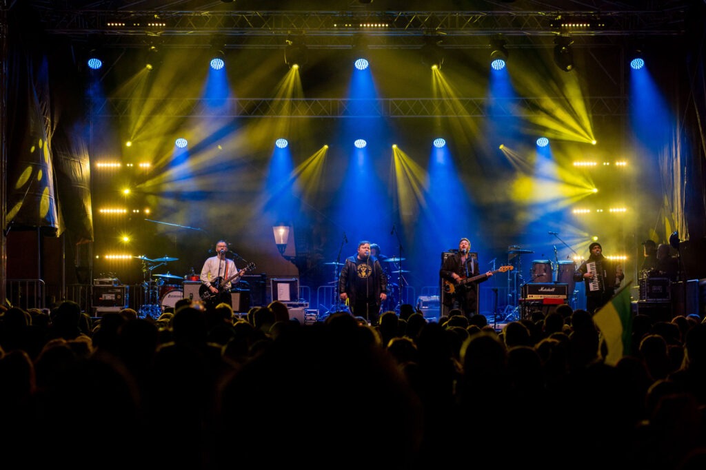 Koncert pre Ukrajinu 2025. foto z vystúpenia skupiny Para