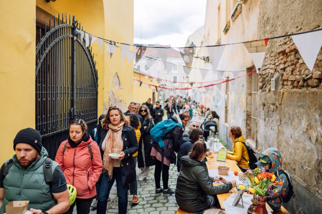 Dobrý trh 2024, trhová ulica. Foto Marek Jancuch